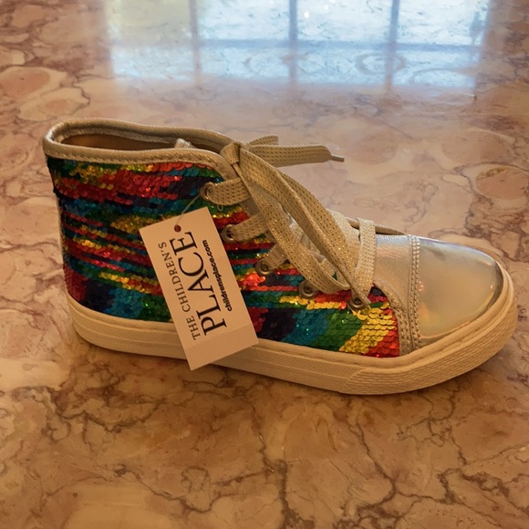 Girls Palace all color high top shoes, size 1 - Picture 5 of 5